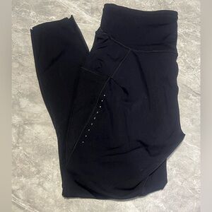 Lululemon Fast and Free High Rise Tight 25" w/ Pockets Black size 8 Women's